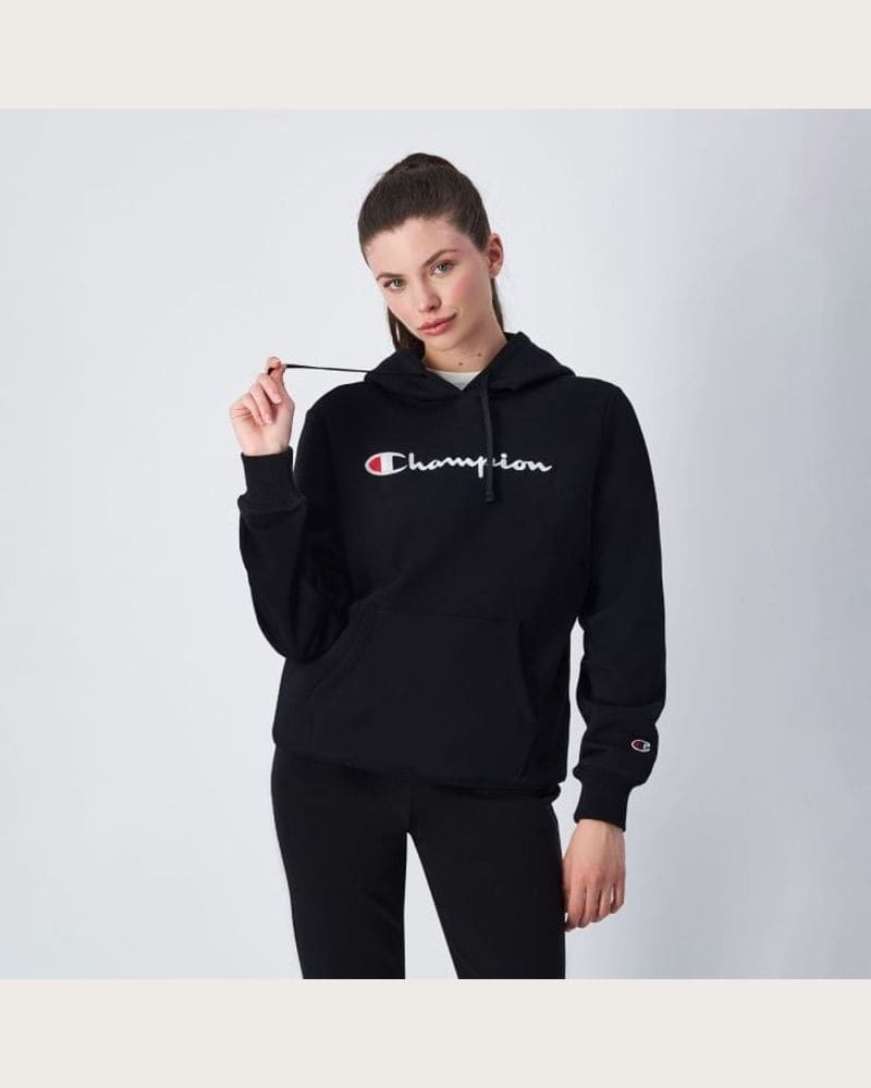 Champion Dámska mikina Big Logo Slim Fit Black LL