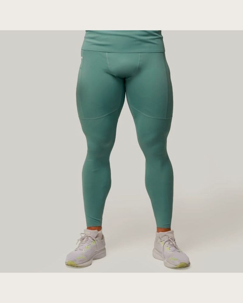 GymBeam Kompresné legíny Mid Blue M