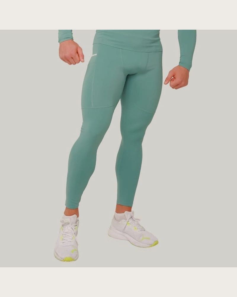GymBeam Kompresné legíny High Blue M