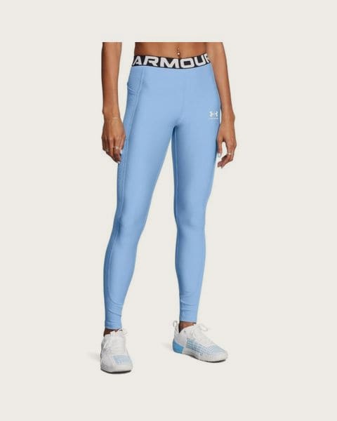 Under Armour Dámske legíny HeatGear Rib Legging Blue XLXL