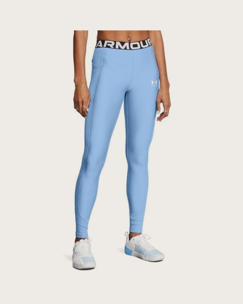 Under Armour Dámske legíny HeatGear Rib Legging Blue XLXL