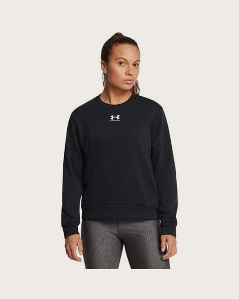 Under Armour Dámska mikina Rival Terry Crew Black MM