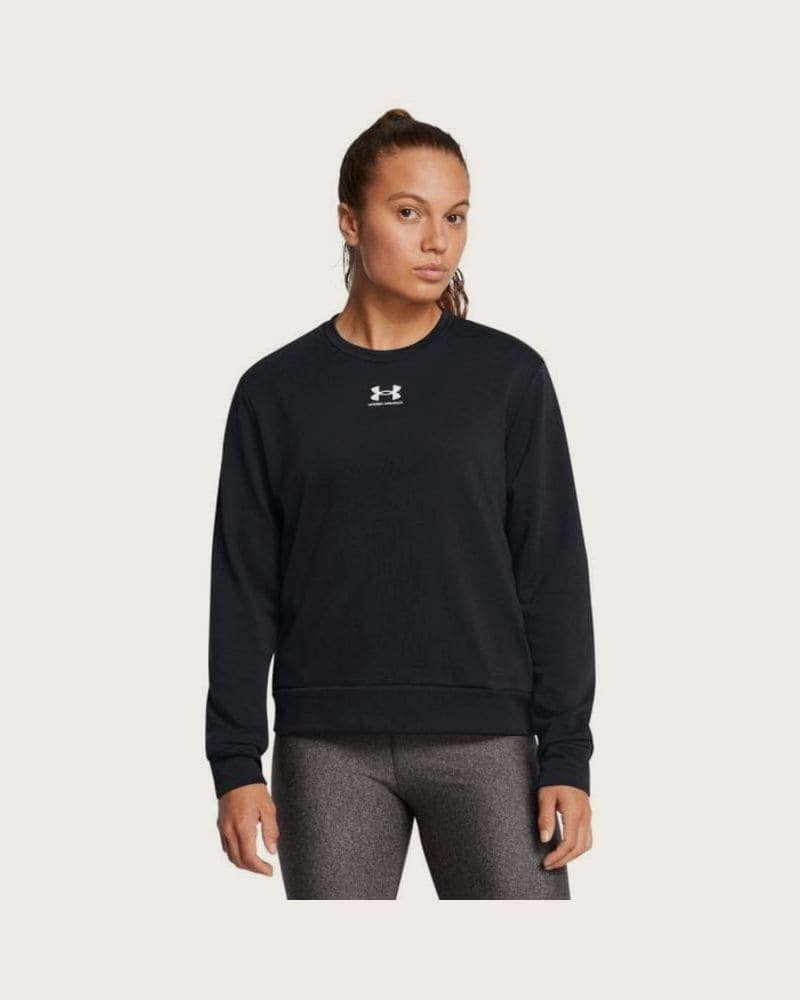 Under Armour Dámska mikina Rival Terry Crew Black MM