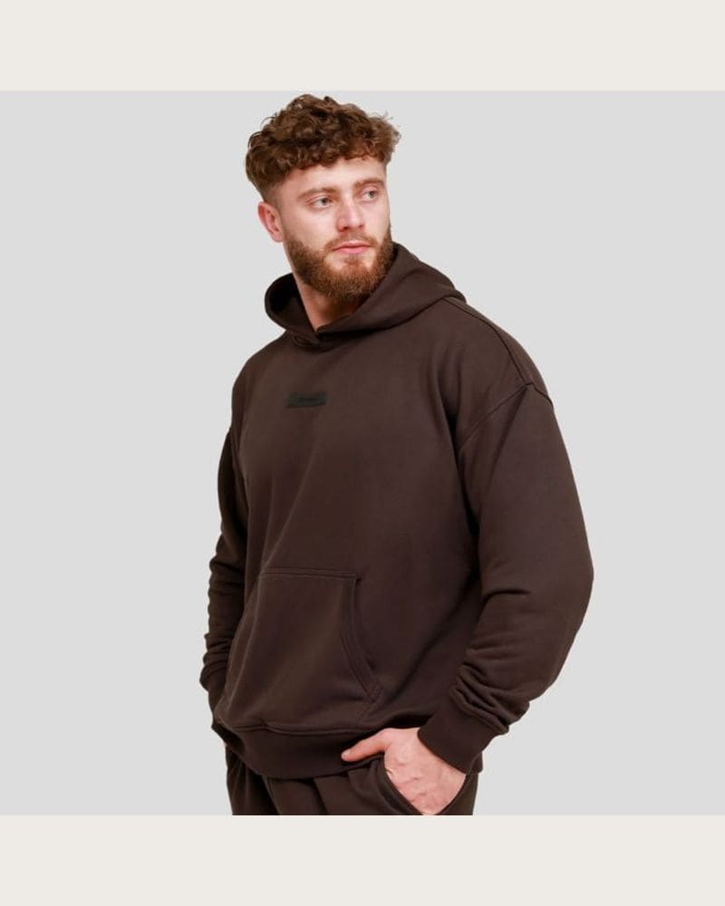 GymBeam Mikina Unstoppable Brown XXLXXL