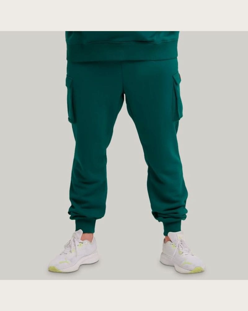 GymBeam Tepláky Utility Green LL