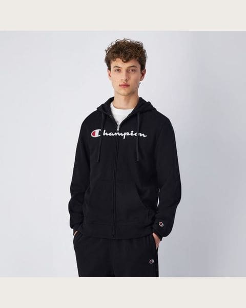 Champion Mikina Full Zip Black LL