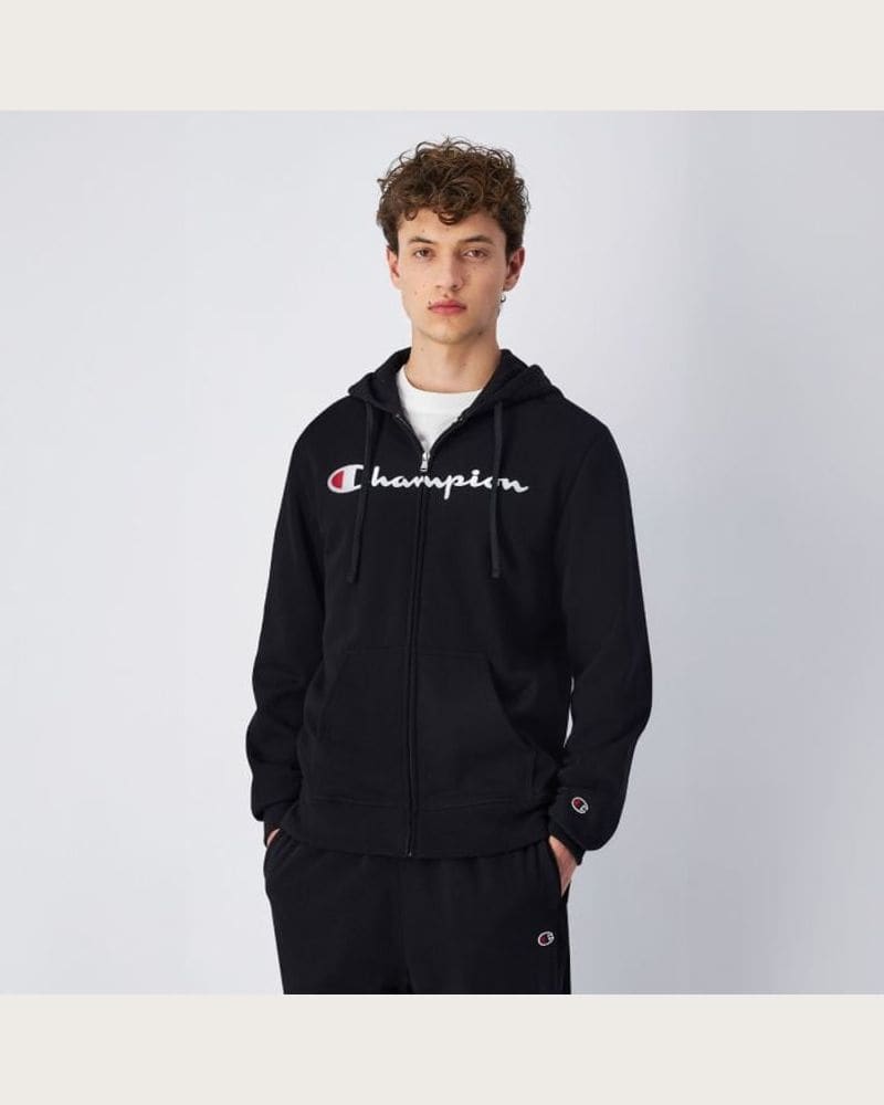 Champion Mikina Full Zip Black LL