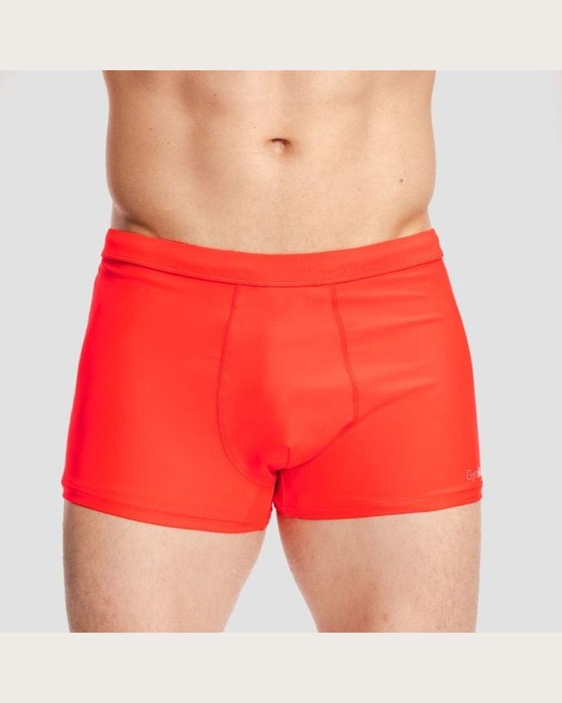 GymBeam Pánske plavecké šortky Pro Red S