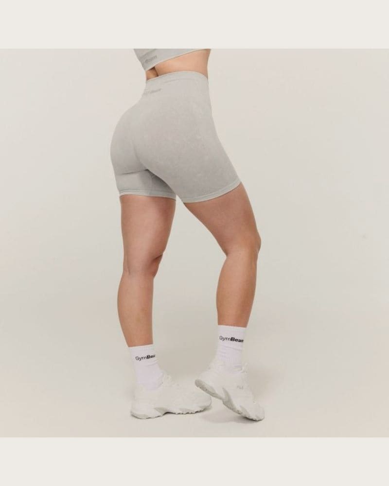 GymBeam Dámske bezšvové šortky Lift Grey S