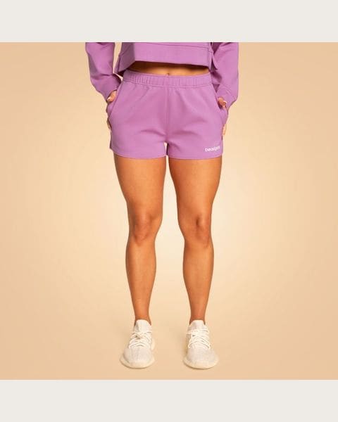BeastPink Dámske teplákové šortky Grace Purple XS