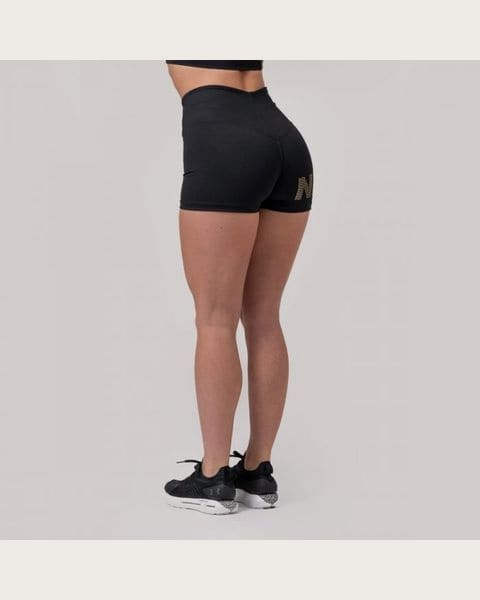 NEBBIA Dámske šortky Intense Gold Print Black S