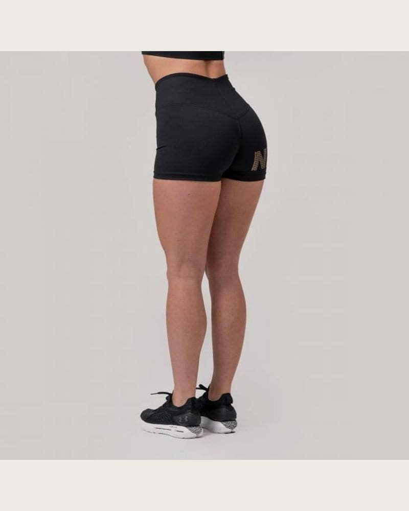 NEBBIA Dámske šortky Intense Gold Print Black S