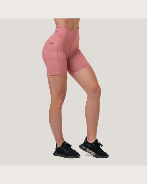 NEBBIA Dámske šortky Biker Fit&Smart Old Rose XS