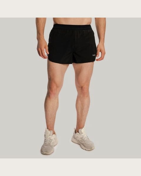 GymBeam Pánske bežecké šortky 2in1 Pulse X Black S