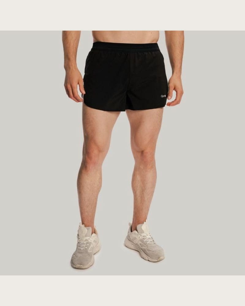 GymBeam Pánske bežecké šortky 2in1 Pulse X Black S