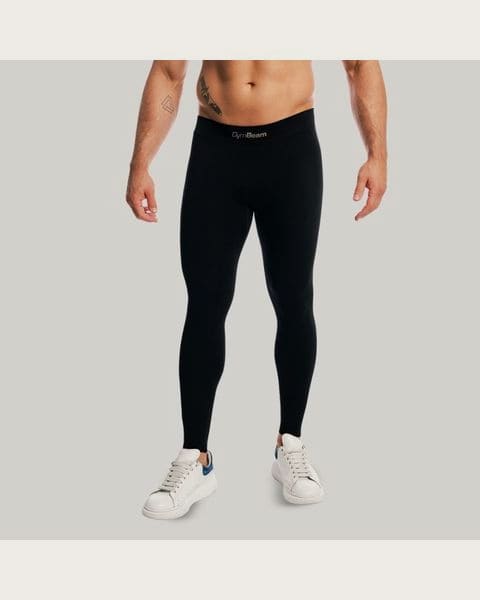 GymBeam Legíny Fuse Black S