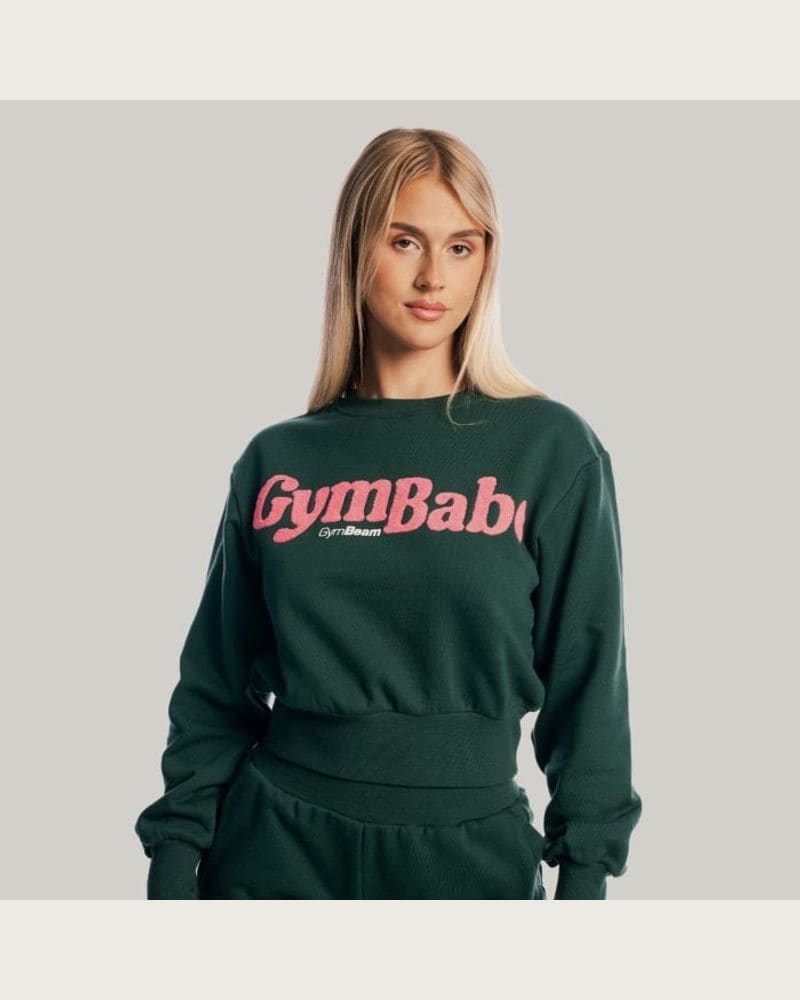 GymBeam Dámska mikina GymBabe Forest XS