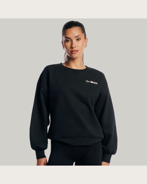 GymBeam Dámska mikina Base Black XS