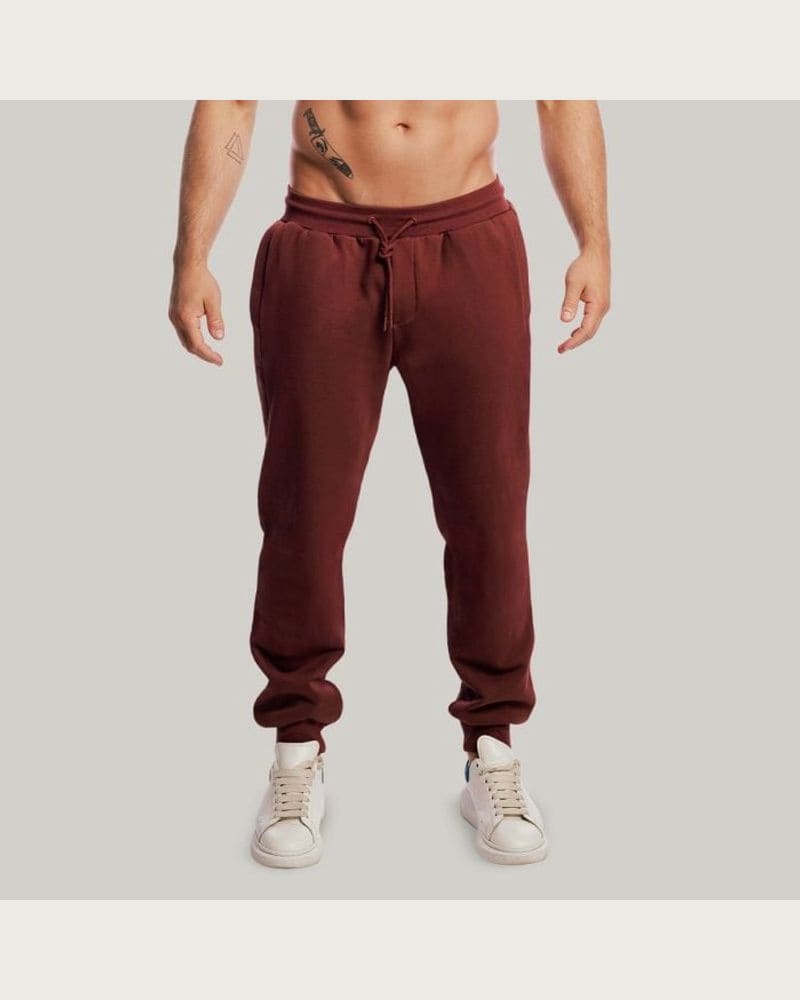 GymBeam Tepláky Base Cherrywood S