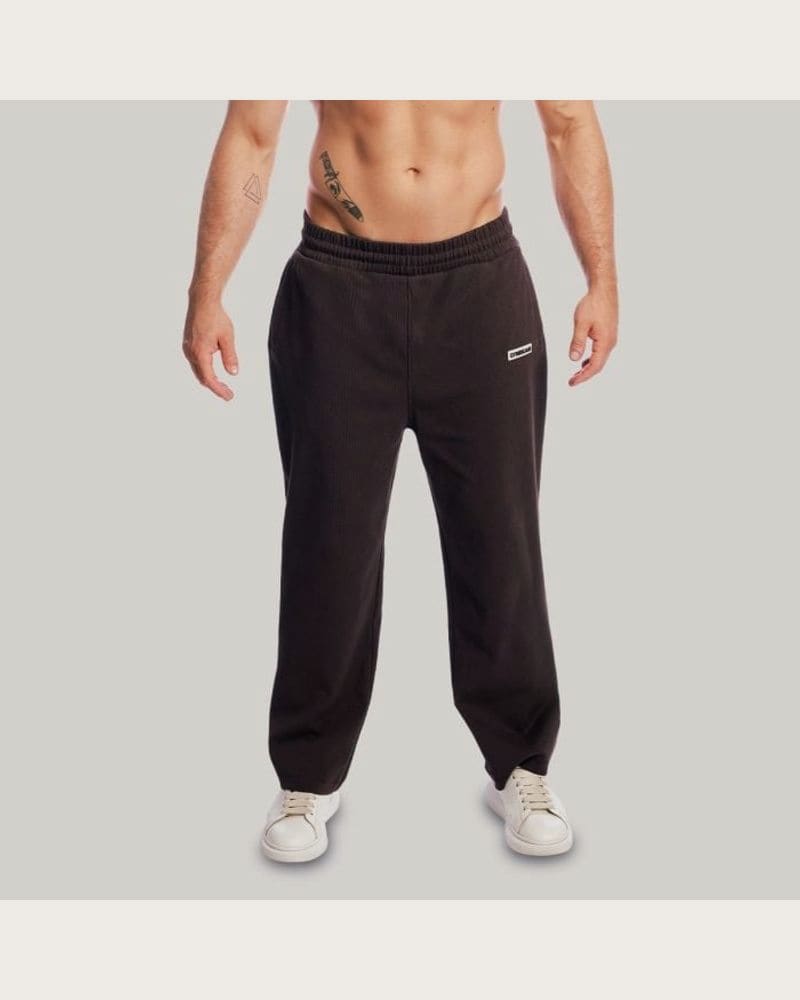 GymBeam Tepláky Aura Tee Brown L