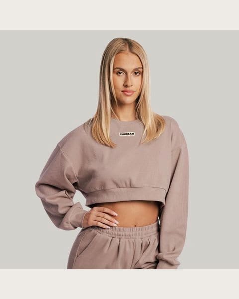 GymBeam Dámska mikina Cropped Aura Roux XS