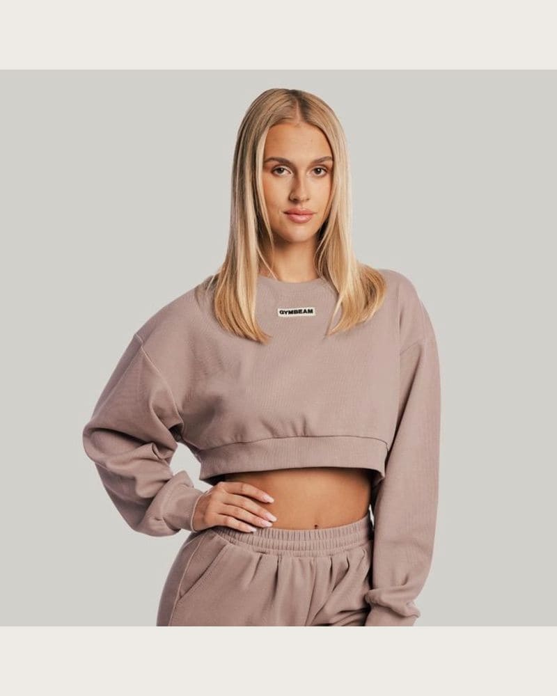 GymBeam Dámska mikina Cropped Aura Roux XS