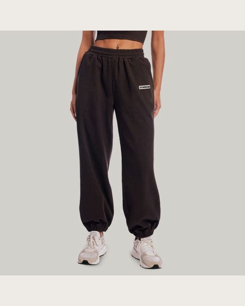 GymBeam Dámske tepláky Aura Tee Brown S