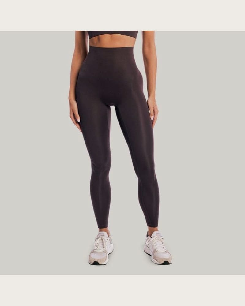 GymBeam Dámske legíny Aura Tee Brown M