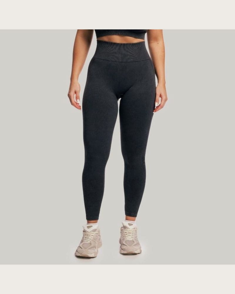 GymBeam Dámske bezšvové legíny Lift Graphite XS