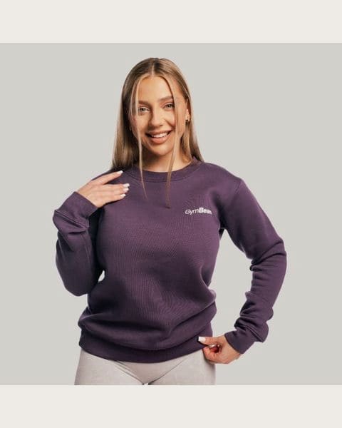 GymBeam Dámska Mikina Basic Jumper Obsidian XS
