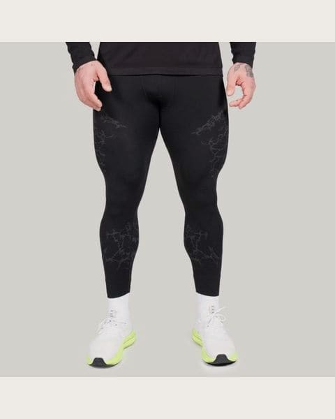 GymBeam Seamless legíny Static Black S