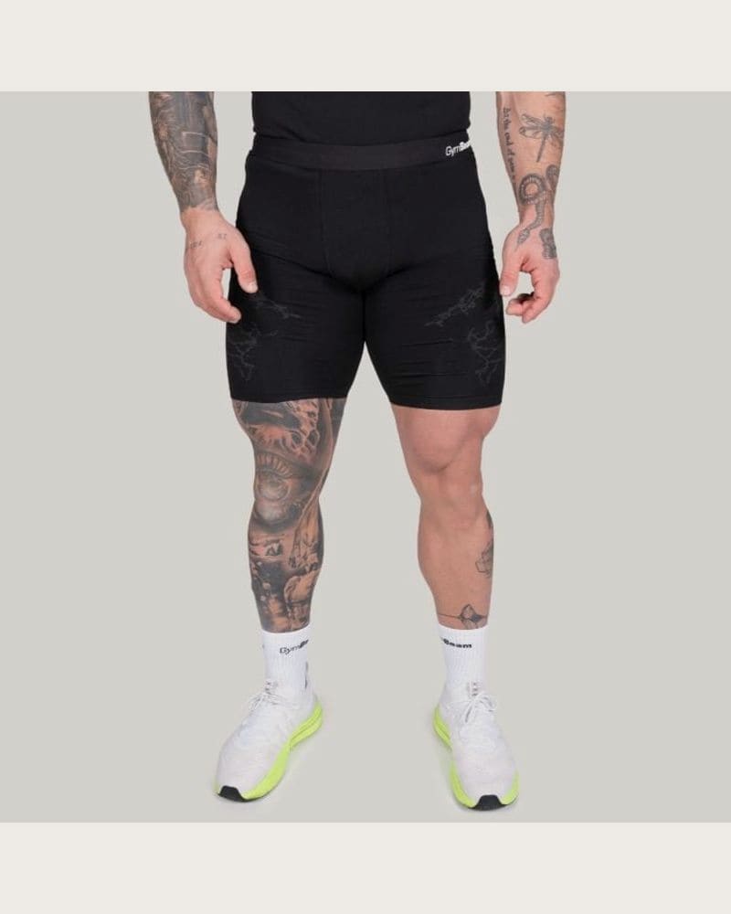 GymBeam Seamless šortky Static Black L