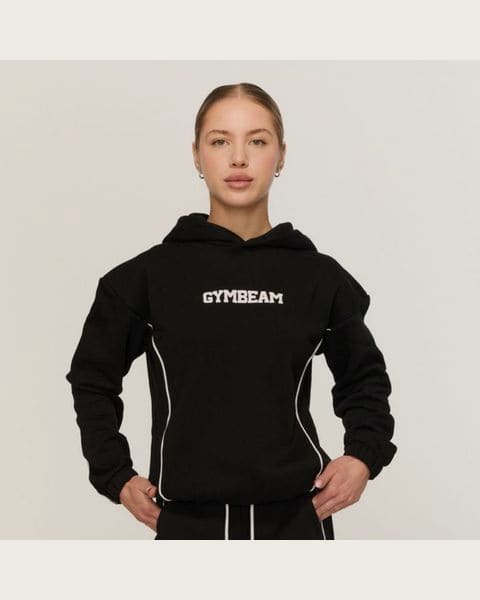 GymBeam Dámska mikina Varsity Black M