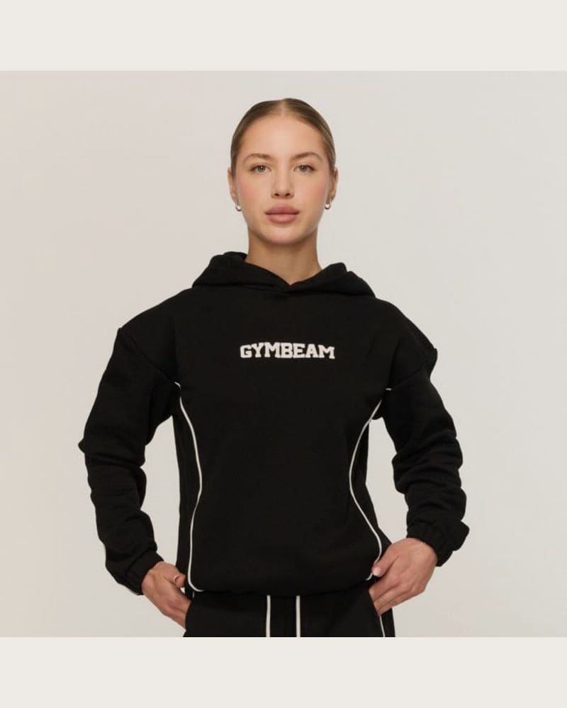 GymBeam Dámska mikina Varsity Black M