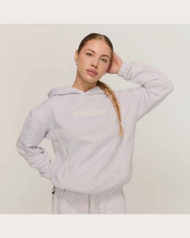 GymBeam Dámska mikina Varsity Grey XS