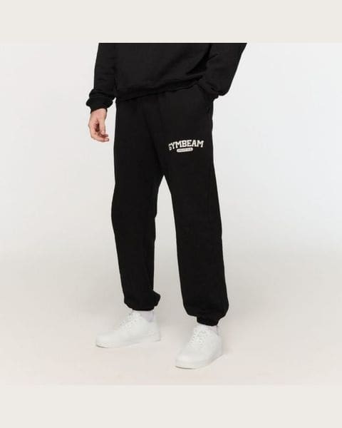 GymBeam Tepláky Varsity Black L