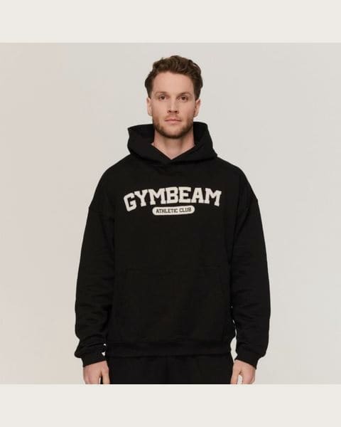 GymBeam Mikina Varsity Black M