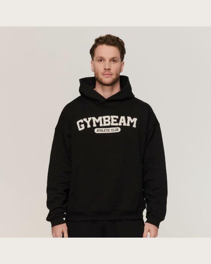 GymBeam Mikina Varsity Black M