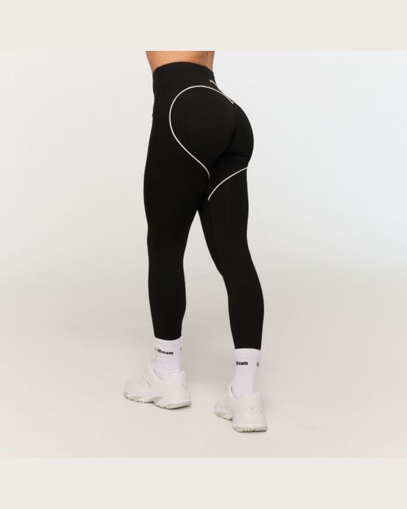 GymBeam Dámske legíny Varsity Black S