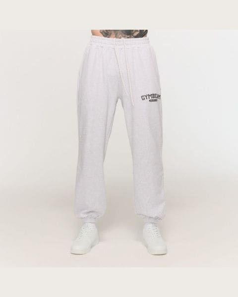 GymBeam Tepláky Varsity Grey XXXL