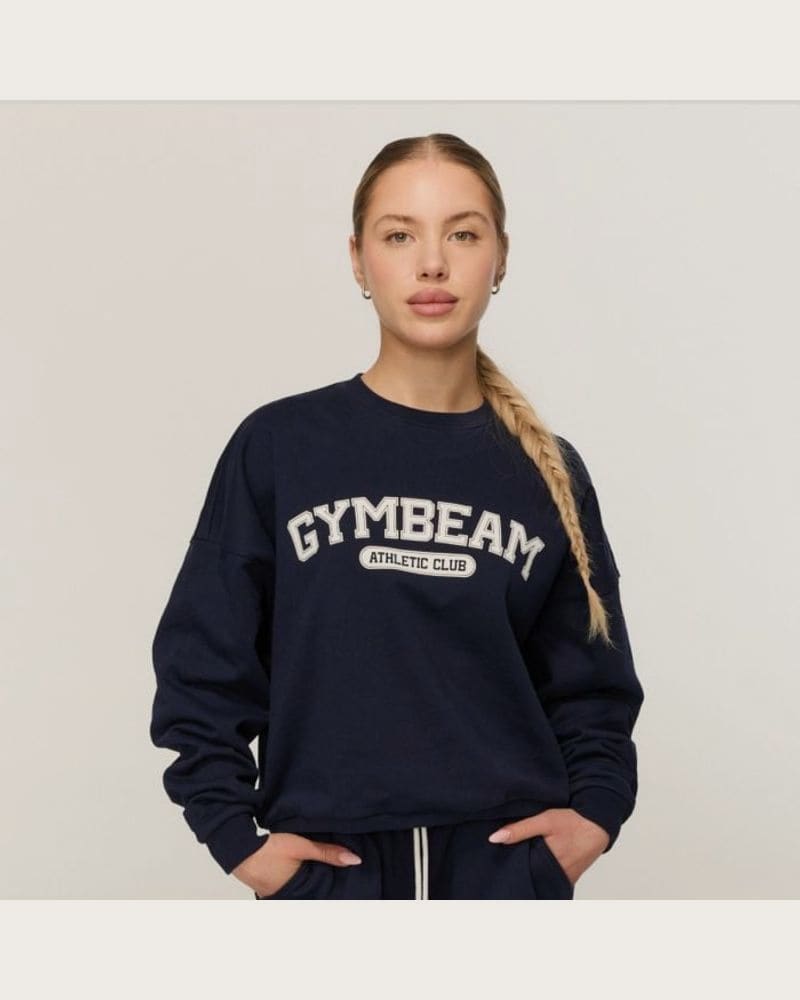 GymBeam Dámska mikina Varsity Blue XS