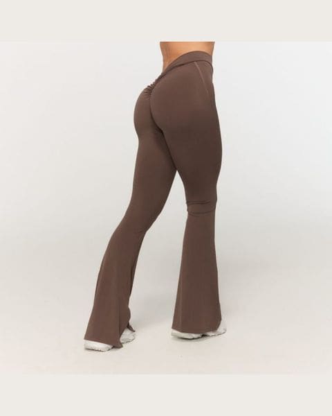 GymBeam Dámske V-back nohavice Fierce Cappuccino XS