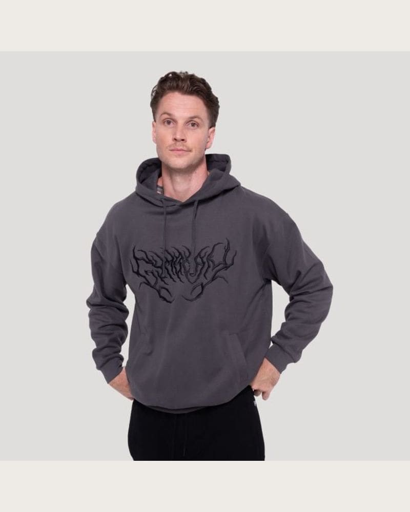GymBeam Mikina Thorn Grey M