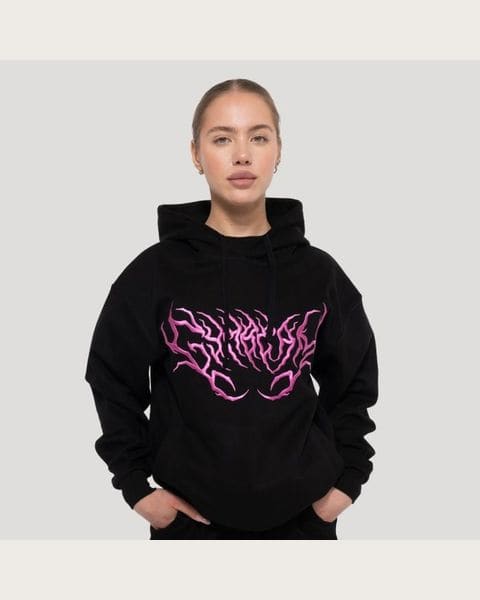 GymBeam Dámska mikina Thorn Black XS