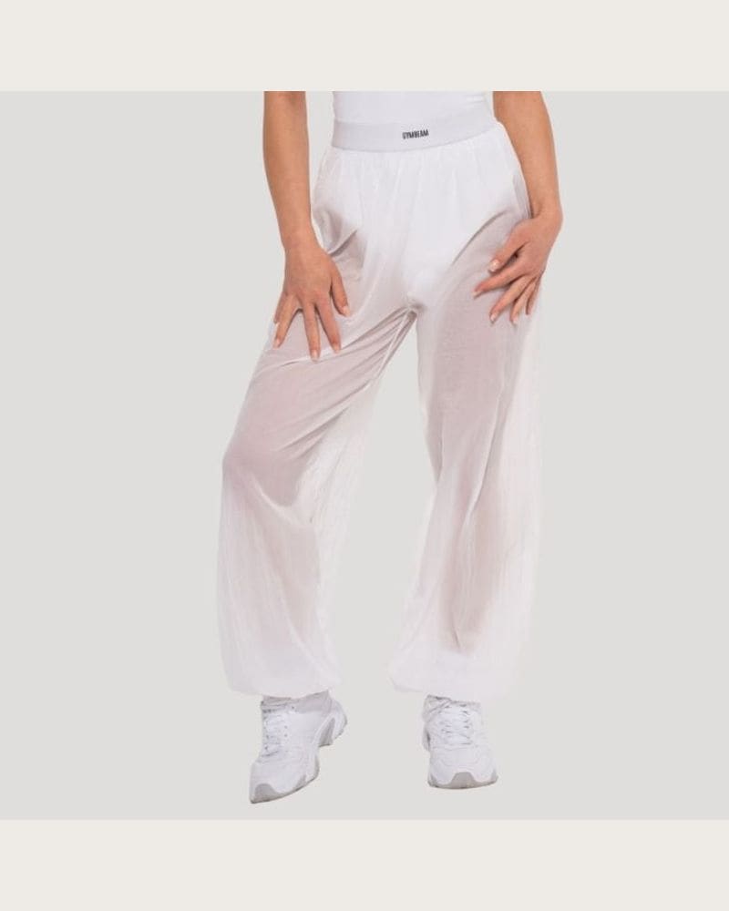 GymBeam Dámske nohavice Flow White XS
