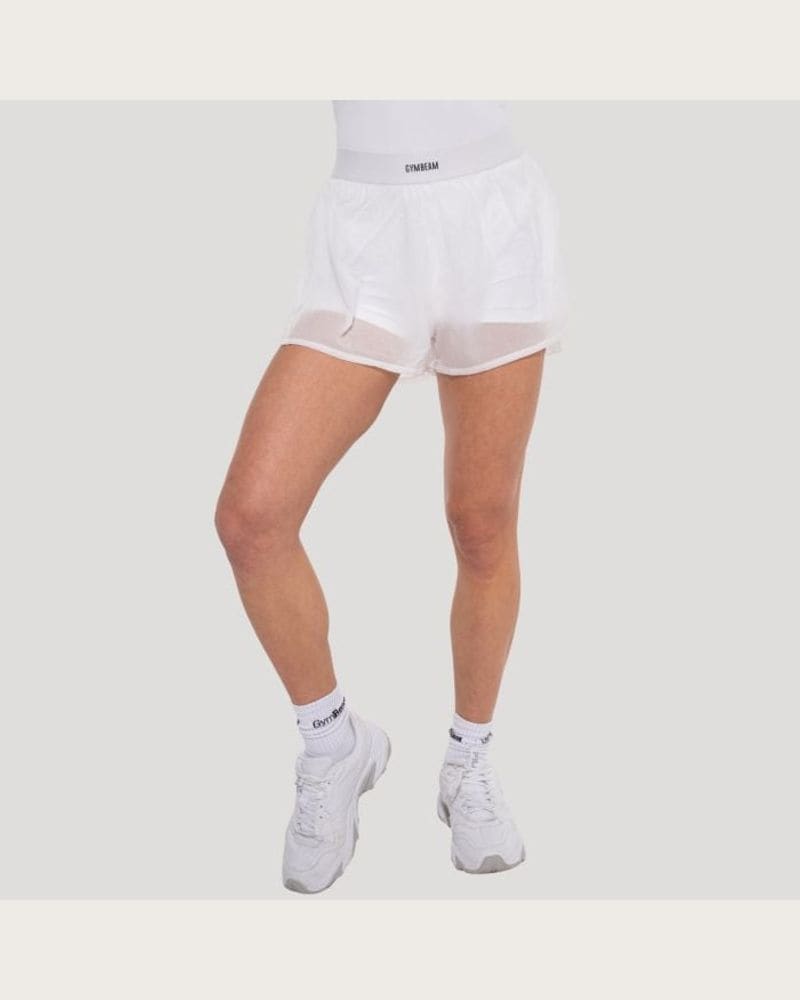 GymBeam Dámske šortky Flow White XS