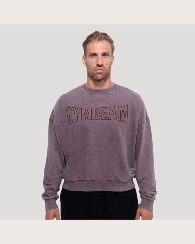 GymBeam Mikina Persistence Washed Brown L