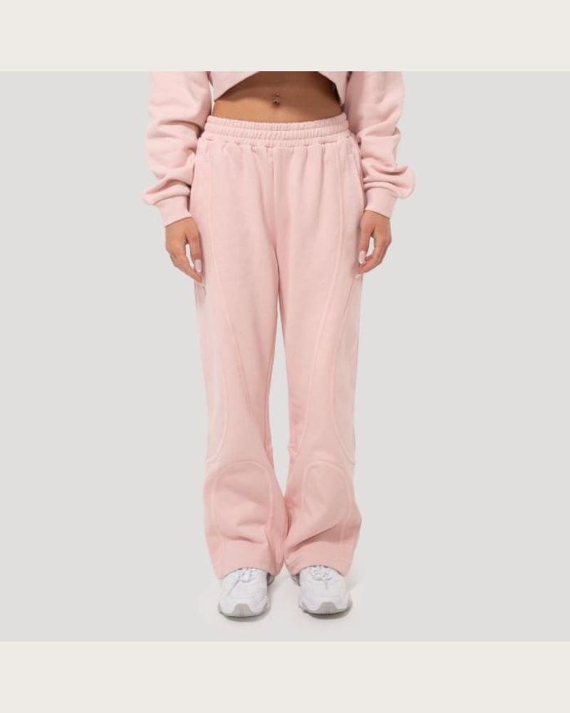 GymBeam Dámske tepláky Mochi Pink S