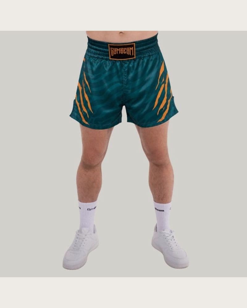 GymBeam Muay-Thai Šortky Grind Teal S