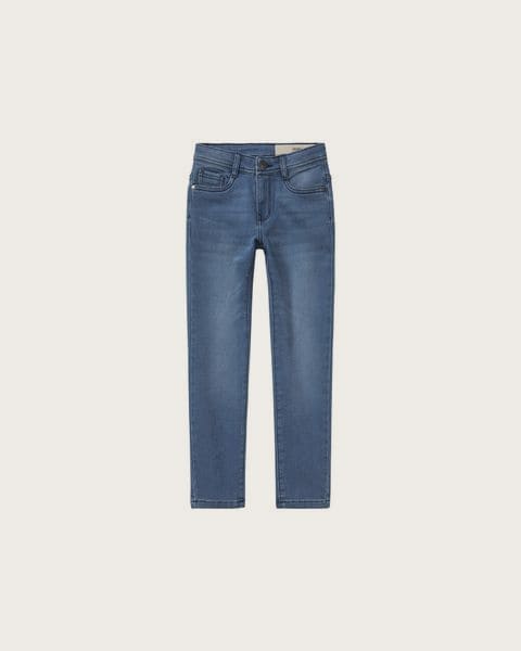 PEPPERTS!® Chlapčenské teplákové džínsy, Skinny Fit, s bavlnou. (modrá, 152)